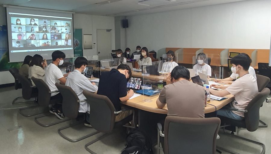 8月12日，NEAR秘书处举办中韩大学生交流会