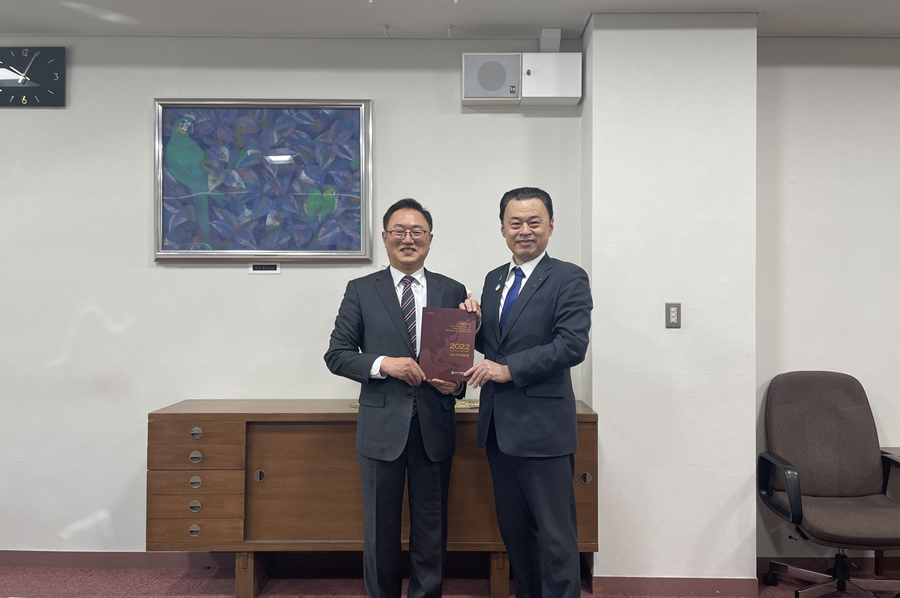 NEAR事務総長、丸山達也島根県知事表敬訪問