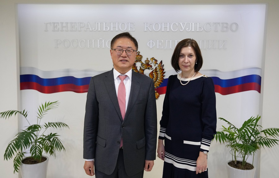 NEAR事務総長、駐釜山ロシア総領事面談