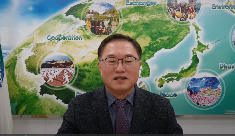 Генеральный секретарь направил видеопоздравление на церемонию открытия «5-ой Встречи корейско-китайского  языкового и культурного обмена между студентами»