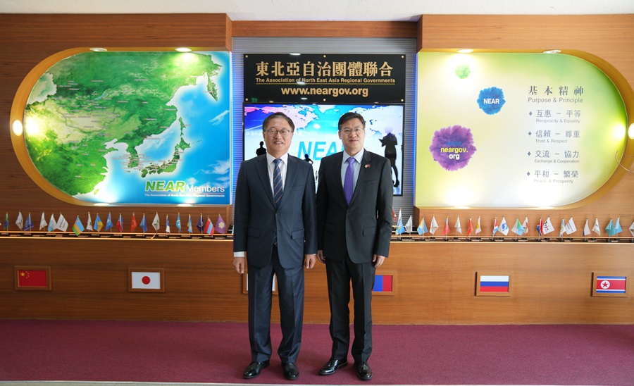 CHEN Ribiao, Consul-General of China in Busan Visits the NEAR Secretariat