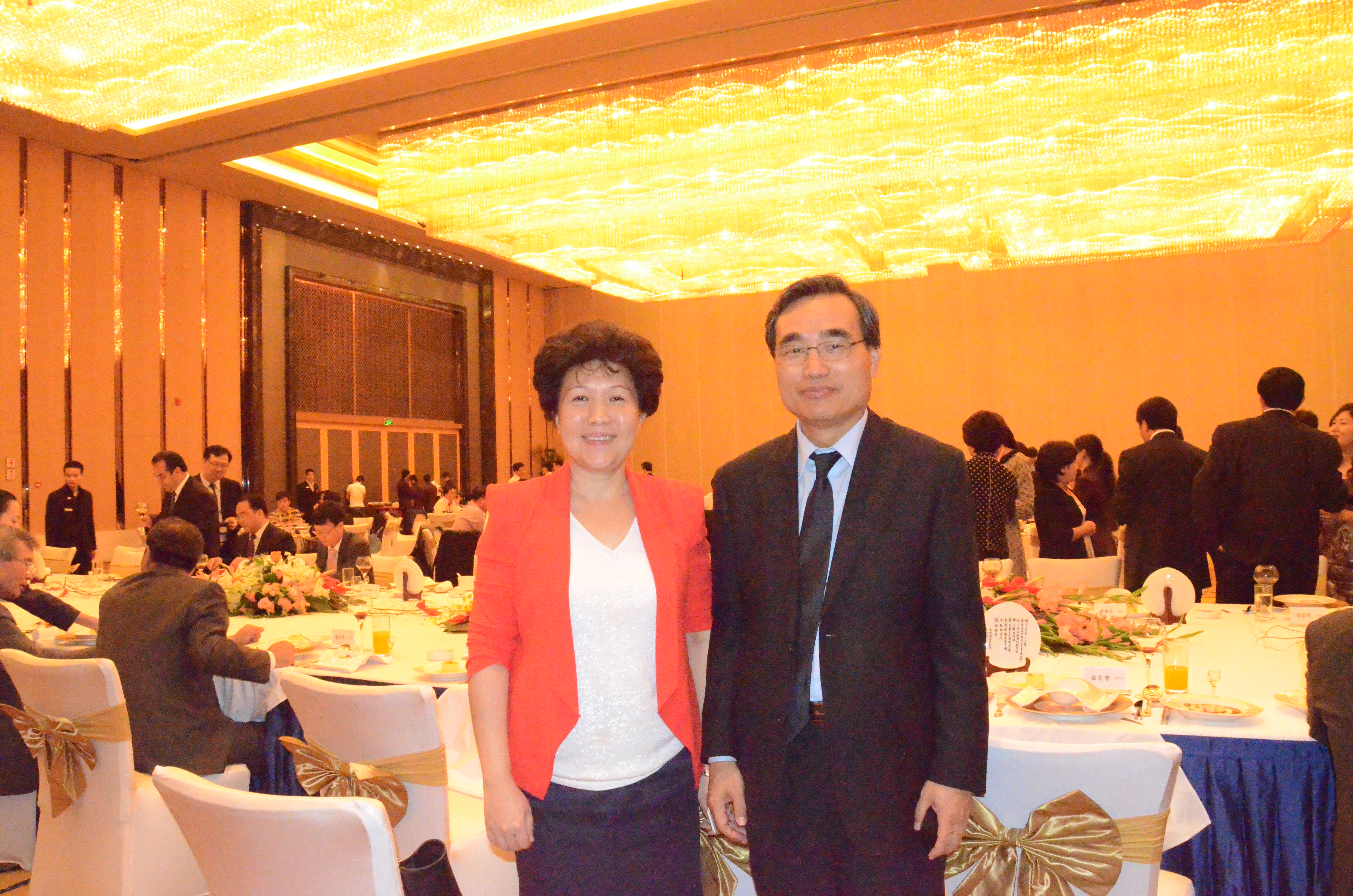 在中国大韓民国大使館主催晩餐会